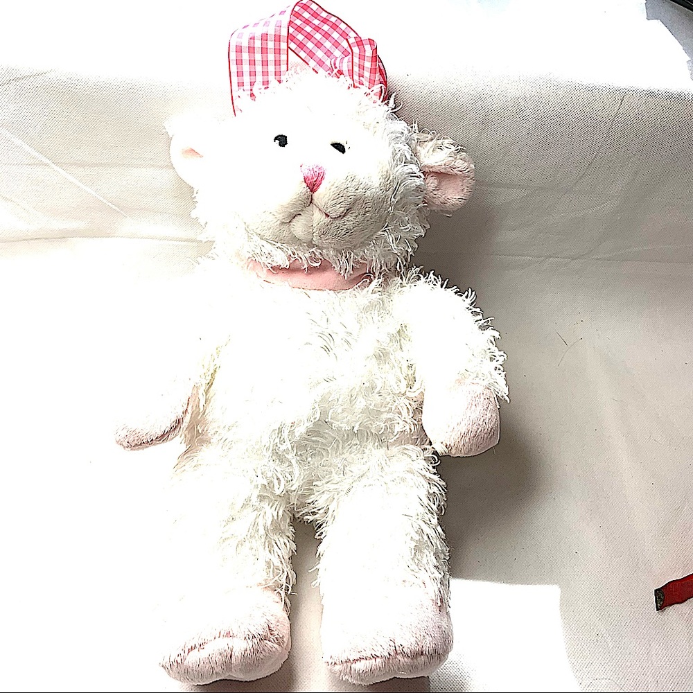 Lamb Treasure Pocket A-door-nimal, Announcements Stuffed Animal Plush.
